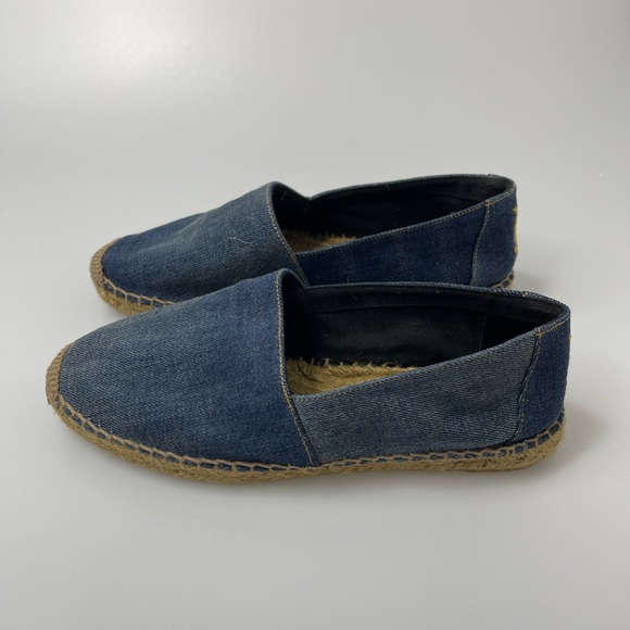Saint Laurent Denim Espadrilles Womens EU 38.5/US 8.5 $525. Lightly Used. - Picture 3 of 8